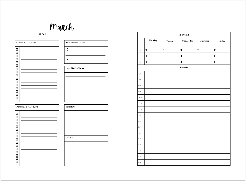 My Spring Quarter - Pilot